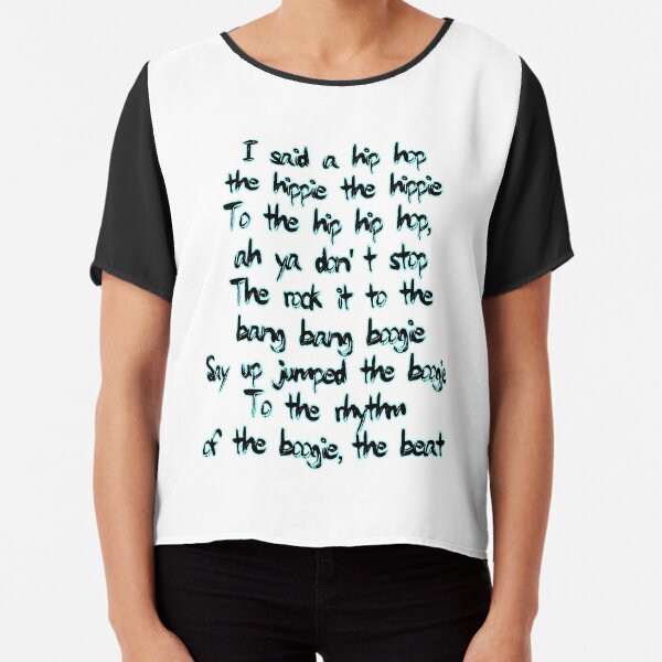 rappers delight lyrics t shirt