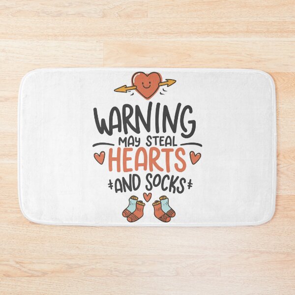 Item preview, Warning: May Steal Hearts (and Socks) designed and sold by SiMinDesigns.