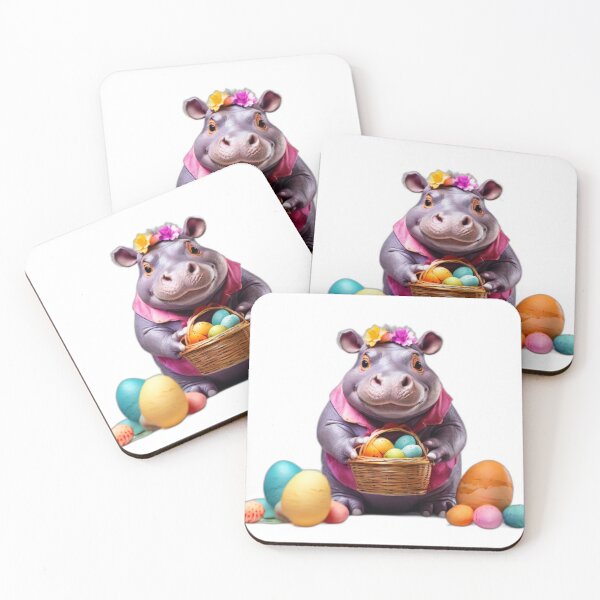 Item preview, Easter Hippo Delight designed and sold by NeatThingLover.