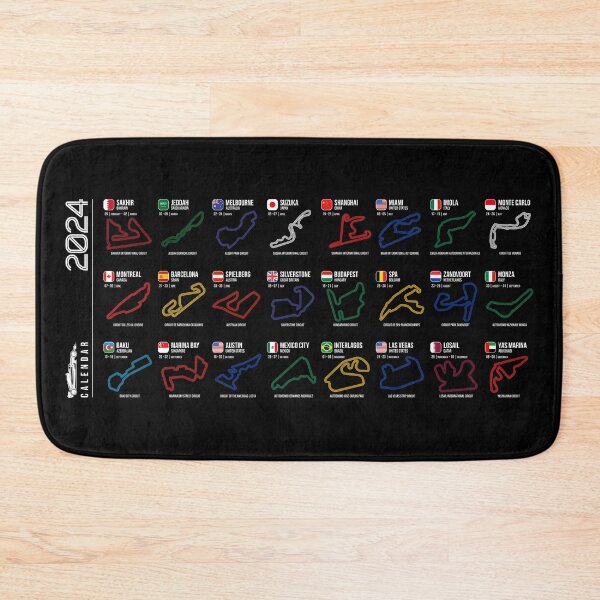 Item preview, Schedule Formula Racing Cars 2024 (Colorful) designed and sold by Mariel  Toigo.