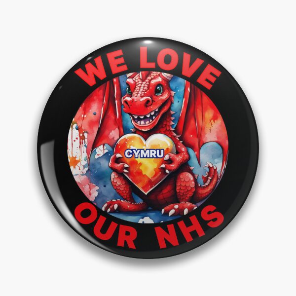 Item preview, WE LOVE OUR NHS WALES  designed and sold by Marni Scofidio Desi9ns.