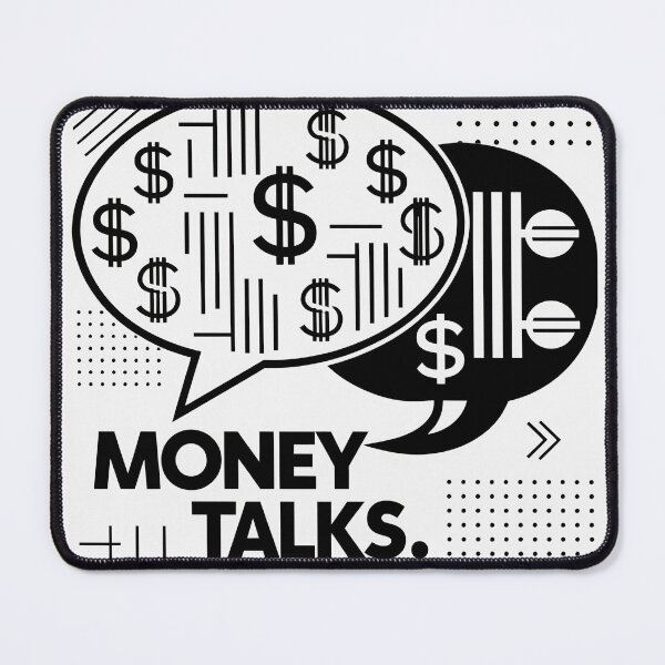 Item preview, money talks funny accountant bookkeepers gift designed and sold by FurRealStudioCo.