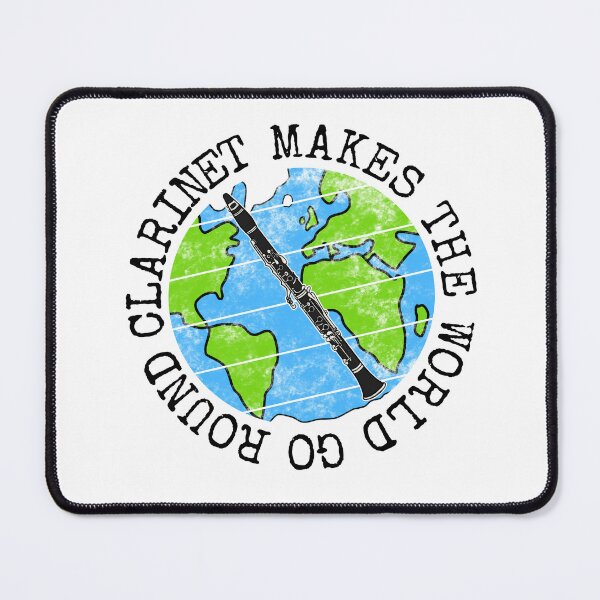 Item preview, Clarinet Makes The World Go Round, Clarinetist Earth Day designed and sold by doodlerob.