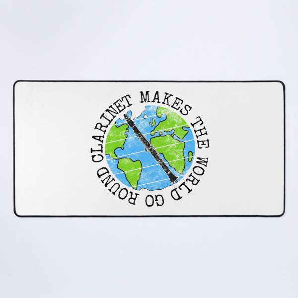 Item preview, Clarinet Makes The World Go Round, Clarinetist Earth Day designed and sold by doodlerob.
