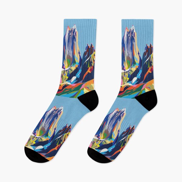 Item preview, Abstract mountain peaks pop art twist Active Outdoors Inspired Art designed and sold by CDC40.