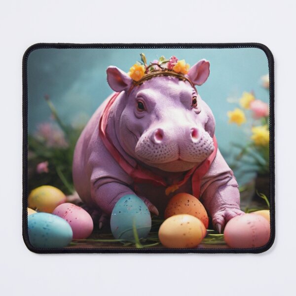 Item preview, Happy Easter Hippo designed and sold by NeatThingLover.