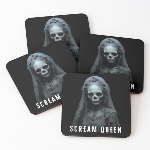 Item preview, Horror Character, Skeleton Lady "Scream Queen" designed and sold by 72artteam.