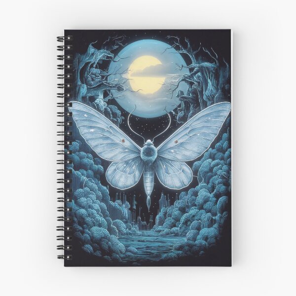 Item preview, Blue Moon Moth on dark background designed and sold by Tajdi.