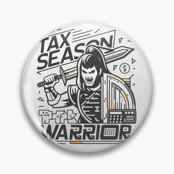 Item preview, tax season warrior funny accountant bookkeepers gift designed and sold by FurRealStudioCo.