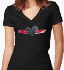 God save the people - Godspell Women's Fitted V-Neck T-Shirt