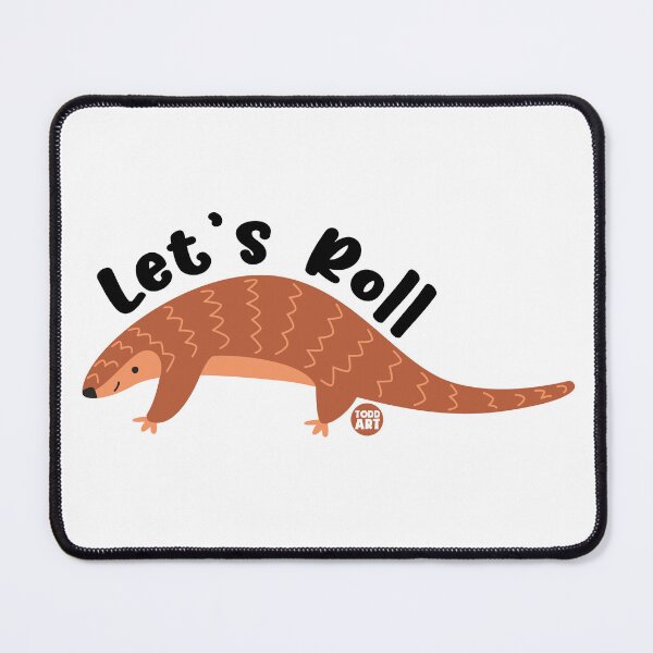 Item preview, LETS ROLL PANGOLIN designed and sold by TODD GOLDMAN.