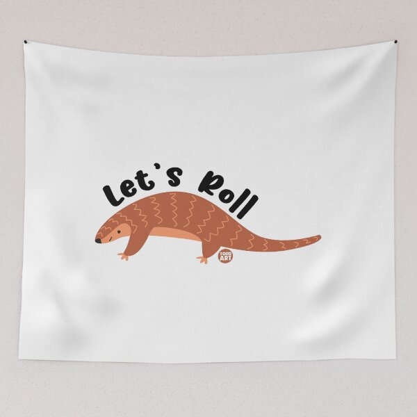 Item preview, LETS ROLL PANGOLIN designed and sold by TODD GOLDMAN.