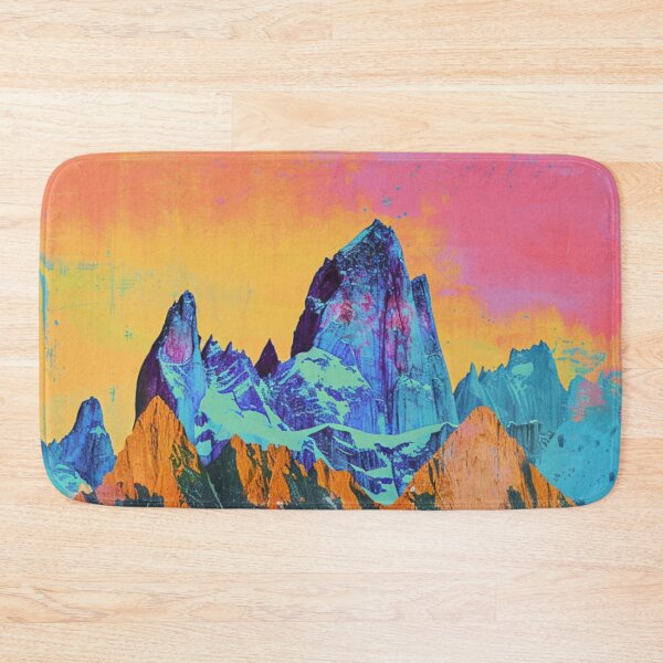 Item preview, Abstract mountain peaks pop art twist Active Outdoors Inspired Art designed and sold by CDC40.