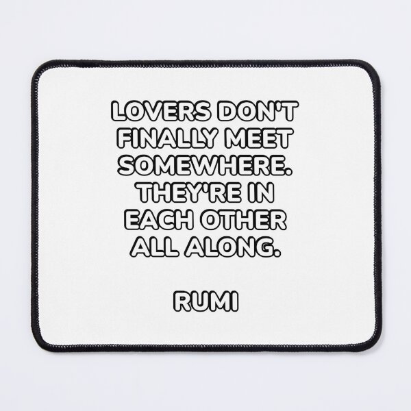 Item preview, Rumi Quotes - Lovers designed and sold by Inspirationmotivation.