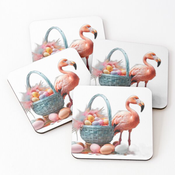 Item preview, Easter Flamingo Delight designed and sold by NeatThingLover.