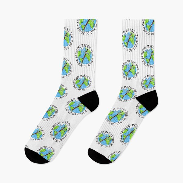 Item preview, Bassoon Makes The World Go Round, Bassoonist Earth Day designed and sold by doodlerob.