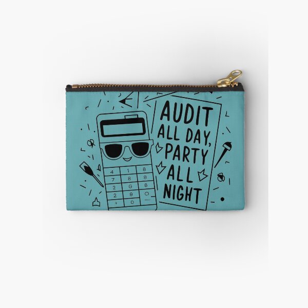 Item preview, audit all day party all night funny accountant bookkeepers gift designed and sold by bluel_evin.