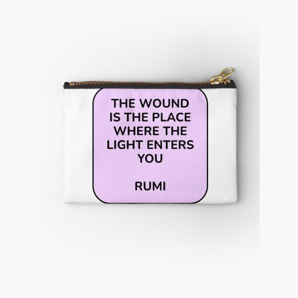 Item preview, The wound is the place where the light enters you - Rumi quotes designed and sold by Inspirationmotivation.