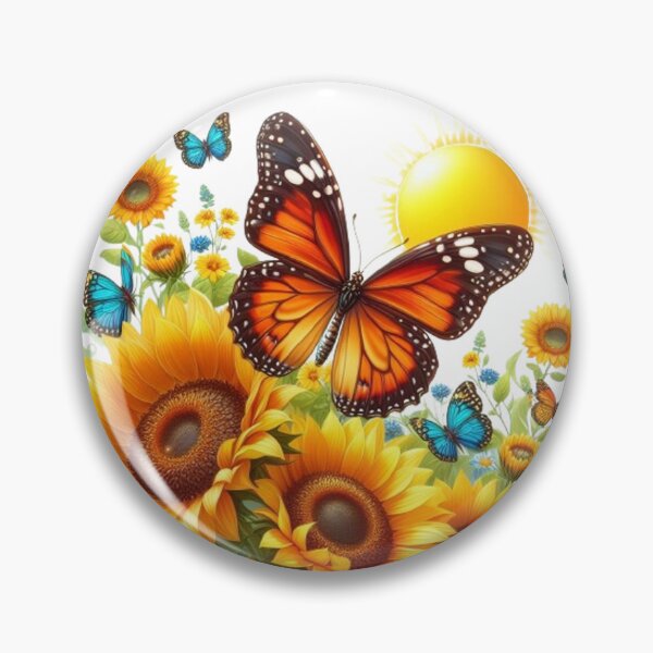 Item preview, “Spring Awakening: A Butterfly in a Field of Flowers” designed and sold by CHRIST5000.