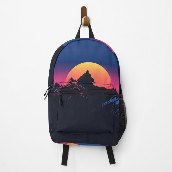 Item preview, Mountain range silhouette sunrise sunset gradient Active Outdoors Inspired Art designed and sold by CDC40.