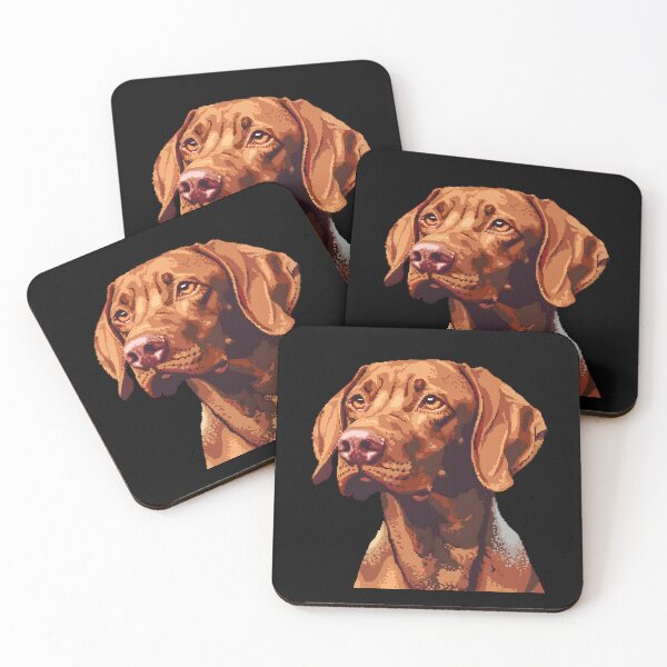 Item preview, Pixel Portrait Vizsla designed and sold by CUTEDOGGIEZ.