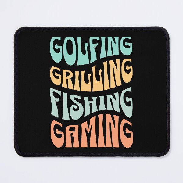 Item preview, Golf Asar a la parrilla Pesca Juegos de azar designed and sold by EmblemThreads.