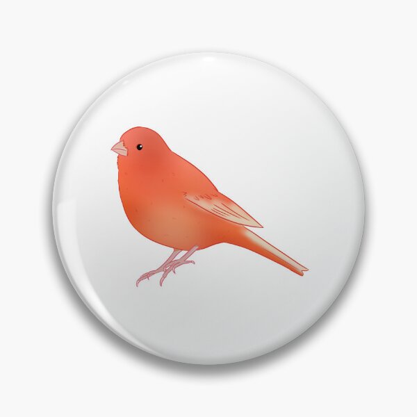 Item preview, Red factor canary bird art designed and sold by Yaragold.