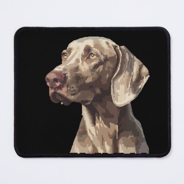 Item preview, Pixel Portrait Weimaraner designed and sold by CUTEDOGGIEZ.