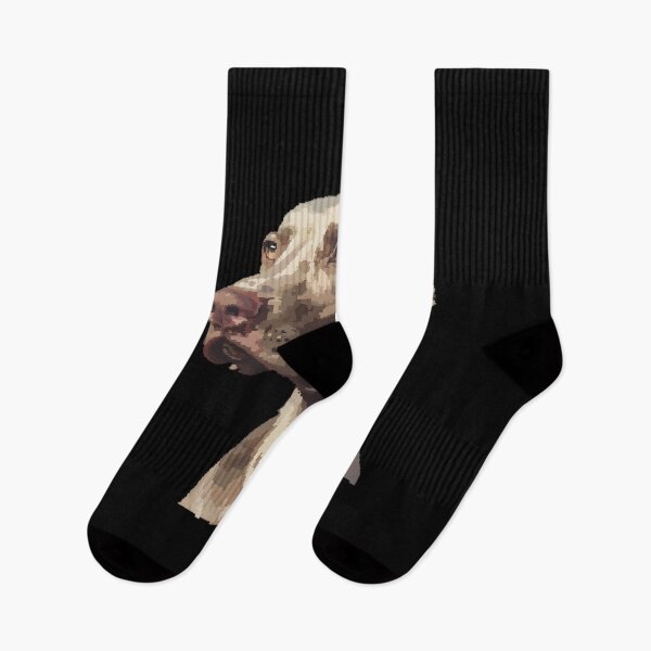 Item preview, Pixel Portrait Weimaraner designed and sold by CUTEDOGGIEZ.