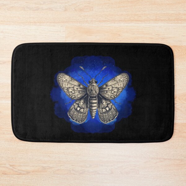 Item preview, Blue Aesthetic Magical Moth- Gothic Vibe designed and sold by ButtonBonanza.