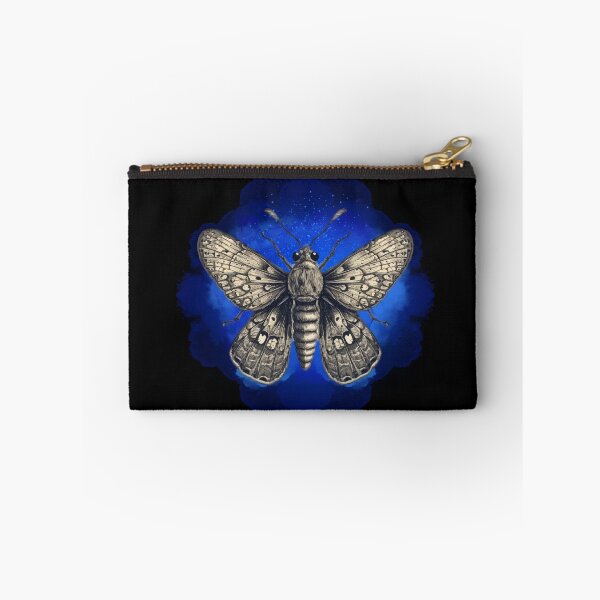 Item preview, Blue Aesthetic Magical Moth- Gothic Vibe designed and sold by ButtonBonanza.