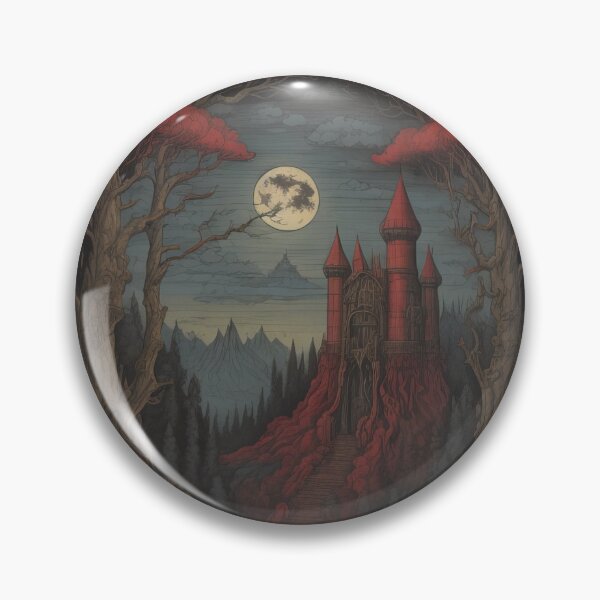 Item preview, A dremy castle in the woods designed and sold by Kyrene-gallery.