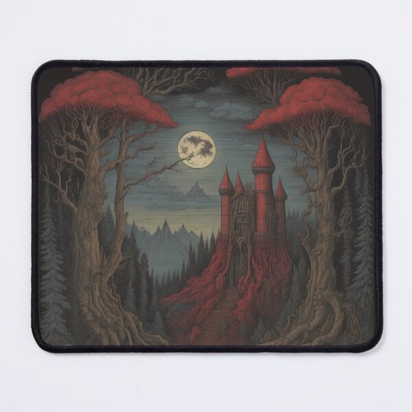 Item preview, A dremy castle in the woods designed and sold by Kyrene-gallery.