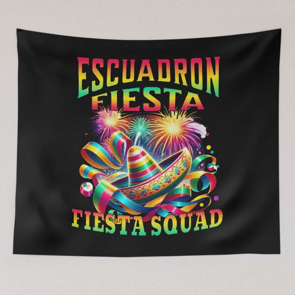 Item preview, Escuadron Fiesta Cinco de Mayo Fiesta Squad designed and sold by ZeptepiTrends.