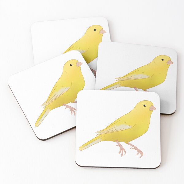 Item preview, Yellow Canary bird art designed and sold by Yaragold.