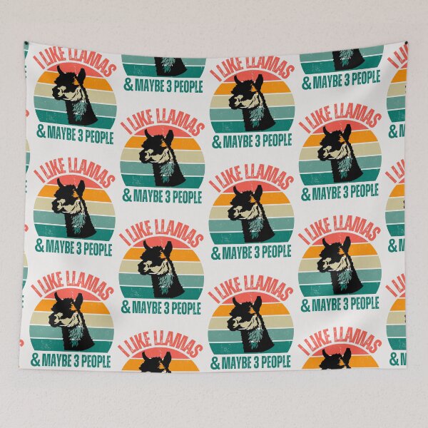 Item preview, I like lamas and maybe 3 people ,2024 designed and sold by erozzz.