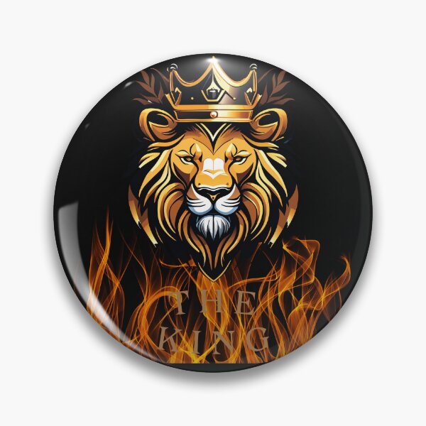 Item preview, T-shirt with a lion's head designed and sold by Pablos2224.