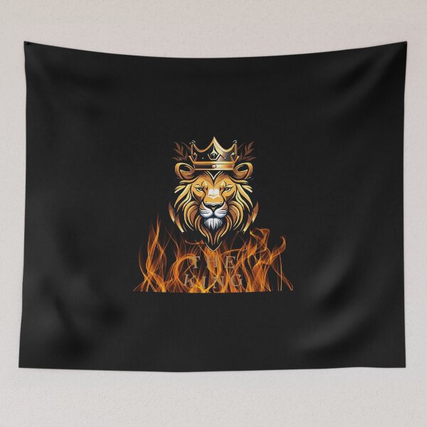 Item preview, T-shirt with a lion's head designed and sold by Pablos2224.