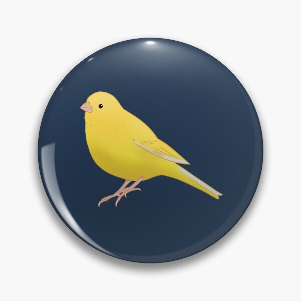 Item preview, Yellow Canary bird art designed and sold by Yaragold.