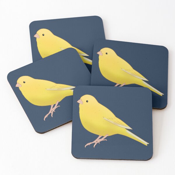 Item preview, Yellow Canary bird art designed and sold by Yaragold.