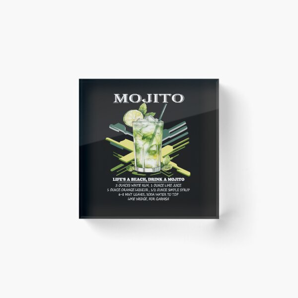 Item preview, Mojito Cocktail Recipe Mixologist - Cocktail Mixology Bartender Drinking Gift designed and sold by EmblemThreads.