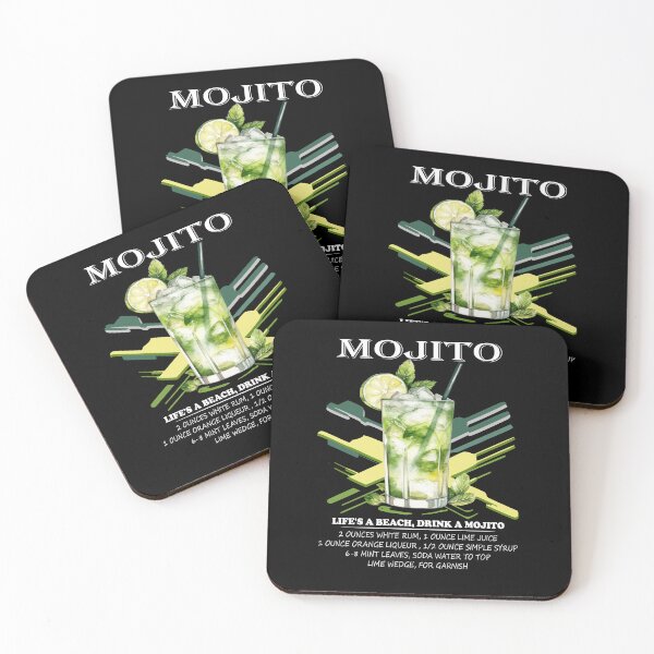 Item preview, Mojito Cocktail Recipe Mixologist - Cocktail Mixology Bartender Drinking Gift designed and sold by EmblemThreads.