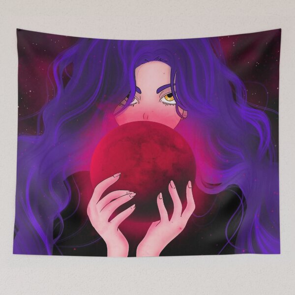 Item preview, She owns the red moon designed and sold by Mokota-Sama.
