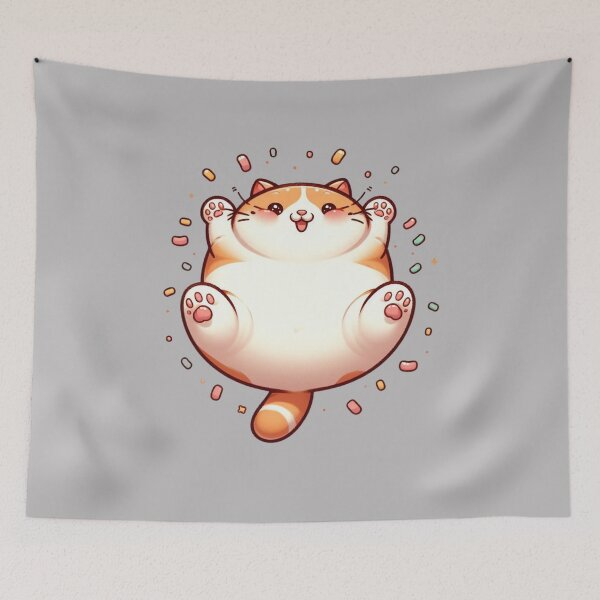 Item preview, Popping Fat Cat 3 designed and sold by Psycho-Crazy.