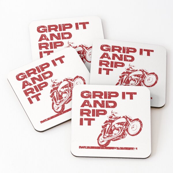 Item preview, Grip it and Rip it - red print designed and sold by retropetrol.
