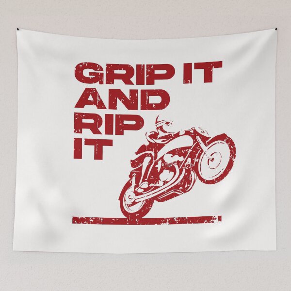 Item preview, Grip it and Rip it - red print designed and sold by retropetrol.