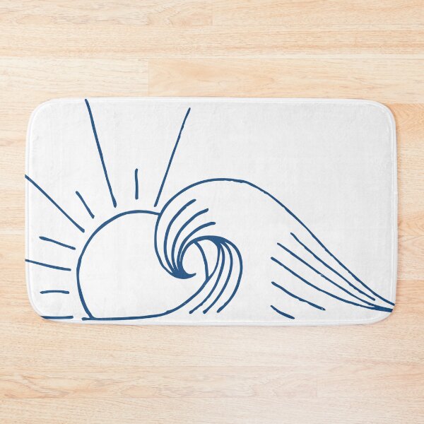 Item preview, Wave and sun blue designed and sold by leewarddesign.