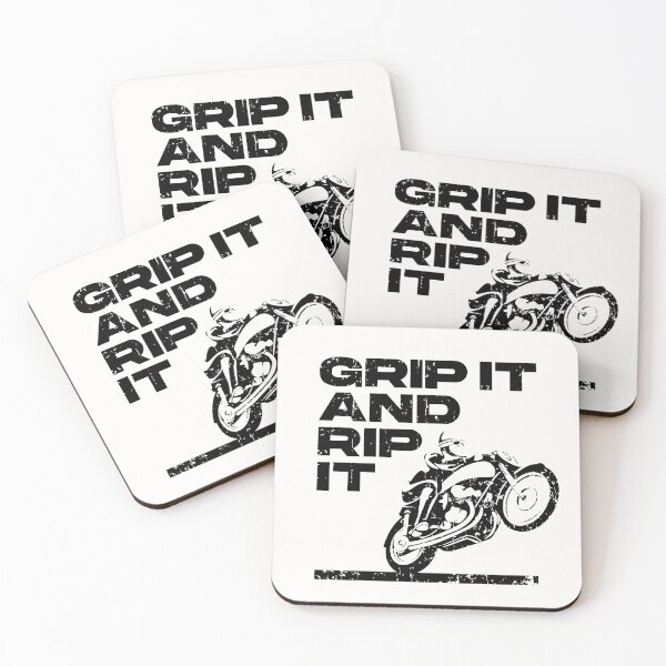 Item preview, Grip it and Rip it - black print designed and sold by retropetrol.