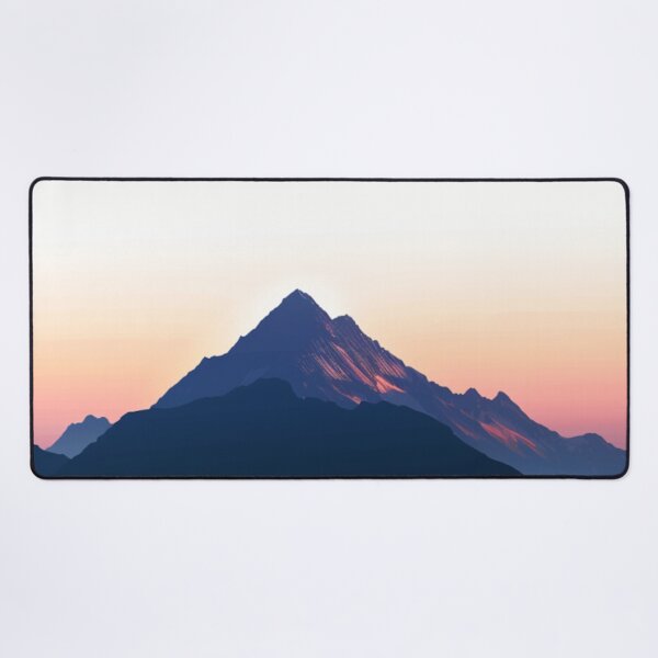 Item preview, Mountain silhouette sunrise gradient Active Outdoors Inspired Art designed and sold by CDC40.