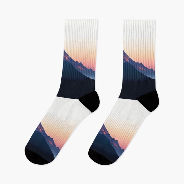 Item preview, Mountain silhouette sunrise gradient Active Outdoors Inspired Art designed and sold by CDC40.